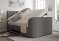 Berkley Upholstered Arran Pebble Ottoman TV Bed - Bed Frame Only