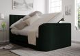 Berkley Upholstered Hugo Bottle Green Ottoman TV Bed - Double Bed Frame Only