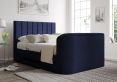 Berkley Upholstered Hugo Royal Ottoman TV Bed - King Size Bed Frame Only