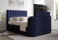 Berkley Upholstered Hugo Royal Ottoman TV Bed - Double Bed Frame Only