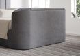 Berkley Upholstered Hugo Platinum Ottoman TV Bed - Double Bed Frame Only