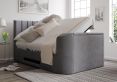 Berkley Upholstered Hugo Platinum Ottoman TV Bed - Double Bed Frame Only