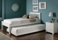 Atlantis White Wooden Single Guest Bed Including Underbed