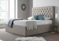 Maxi Driftwood Upholstered Ottoman Storage Bed Frame Only