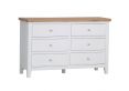 Eastwood White 6 Drawer Chest