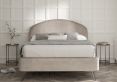 Eclipse Naples Silver Upholstered Bed Frame Only
