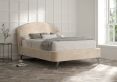 Eclipse Upholstered Bed Frame - King Size Bed Frame Only - Savannah Almond