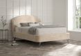 Eclipse Upholstered Bed Frame - Double Bed Frame Only - Savannah Almond