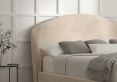 Eclipse Upholstered Bed Frame - King Size Bed Frame Only - Savannah Almond