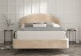 Eclipse Upholstered Bed Frame - King Size Bed Frame Only - Savannah Almond