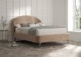 Eclipse Upholstered Bed Frame - King Size Bed Frame Only - Savannah Mocha