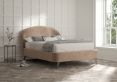 Eclipse Upholstered Bed Frame - Single Bed Frame Only - Savannah Mocha