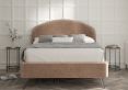 Eclipse Upholstered Bed Frame - Compact Double Bed Frame Only - Savannah Mocha