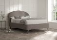 Eclipse Upholstered Bed Frame - Single Bed Frame Only - Shetland Mercury