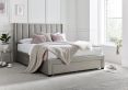 Elegance Champagne Upholstered Double Bed Frame Only