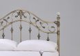 Harmony Elizabeth Crystal Brass - kingsize frame only - Antique Brass