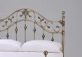 Harmony Elizabeth Brass - kingsize frame only - Antique Brass