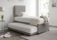 Ellesmere Magic Silver Upholstered Guest Bed Including Mattresses