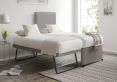 Ellesmere Magic Silver Upholstered Guest Bed Including Mattresses