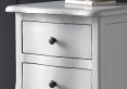 Emily Grey Bedside - 2 Drawer Bedside Only