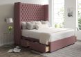Emma Classic 4 Drw Continental Gatsby Rose Headboard and Base Only