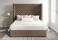 Emma Classic 4 Drw Continental Gatsby Taupe Headboard and Base Only