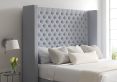 Emma Classic 4Drw Continental King Size Gouache Eau De Nil Headboard & Base