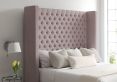 Emma Classic 4Drw Continental King Size Gouache Raspberry Headboard & Base