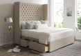 Emma Classic 4Drw Continental Double Trebla Stone Headboard & Base