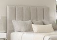 Empire Arlington Ice Upholstered Single Headboard and End Lift Ottoman Base