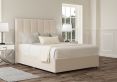 Empire Carina Parchment Upholstered Compact Double Headboard and Continental 2+2 Drawer Base