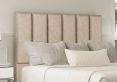 Empire Heritage Mink Upholstered Double Floor Standing Headboard and Shallow Base On Legs