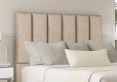 Empire Heritage Mink Upholstered Double Headboard and Continental 2+2 Drawer Base