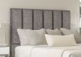 Empire Heritage Steel Upholstered Compact Double Headboard and Non-Storage Base