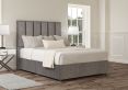 Empire Heritage Steel Upholstered Double Headboard and 2 Drawer Base