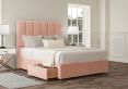 Empire Arlington Candyfloss Upholstered King Size Headboard and 2 Drawer Base