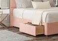 Empire Arlington Candyfloss Upholstered Double Headboard and 2 Drawer Base