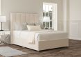 Empire Carina Parchment Upholstered Compact Double Headboard and Non-Storage Base