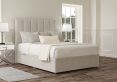 Empire Arlington Ice Upholstered Super King Size Headboard and Side Lift Ottoman Base