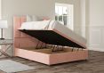 Empire Arlington Candyfloss Upholstered Super King Size Headboard and Side Lift Ottoman Base