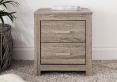 Essentials 2 Drw Rustic Oak Bedside