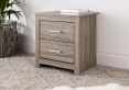 Essentials 2 Drw Rustic Oak Bedside