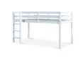 Essentials White Wooden Single Mid Sleeper Bed Frame