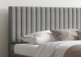 Naples Ottoman Eire Linen Grey  Single Bed Frame Only