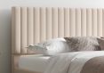 Naples Ottoman Eire Linen Off White Double Bed Frame Only