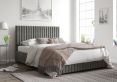 Naples Ottoman Granite Kimiyo Linen Single Bed Frame Only