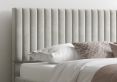 Naples Ottoman Silver Kimiyo Linen King Size Bed Frame Only