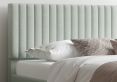 Naples Ottoman Pastel Cotton Eau De Nil Single Bed Frame Only