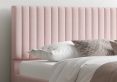 Naples Ottoman Pastel Cotton Tea Rose Single Bed Frame Only