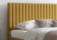 Naples Ottoman Plush Velvet Ochre Single Bed Frame Only